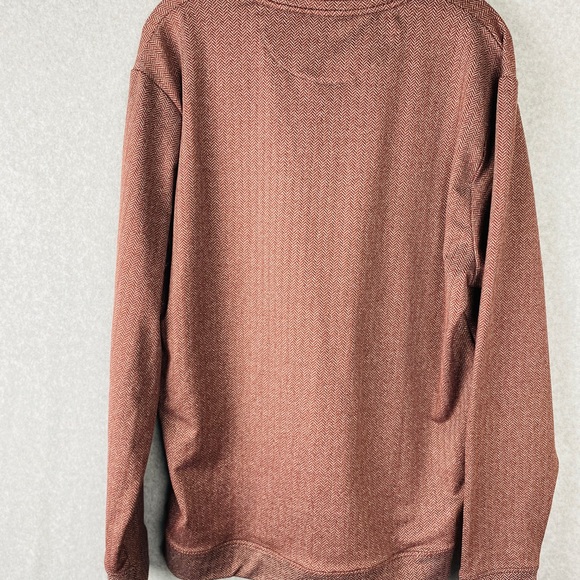 Vineyard Vines Men's Zip Up Sweater in Rich Brown - Picture 2 of 8